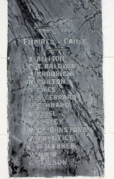 Drummond memorial (detail)