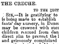 Dunedin crèche proposal, 1879 Dunedin crèche proposal, 1879