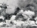 The Graf Spee burns