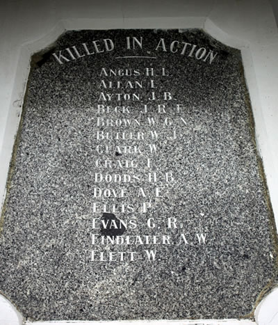 Otautau memorial detail