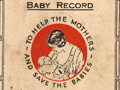 Plunket Society baby booklet Plunket Society baby booklet
