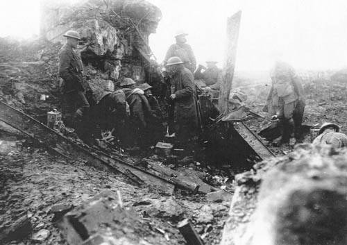 trenches in world war 1. Taking tea in the trenches