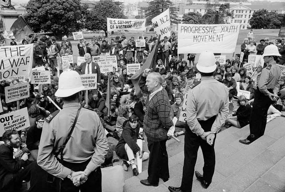 AntiVietnam War protest at Parliament Parliament was the natural focus for
