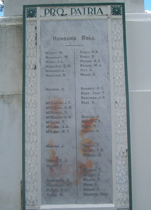 Waipawa memorial clock