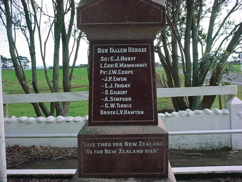 Te Kiri memorial