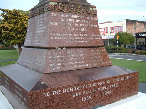 Pahiatua memorial