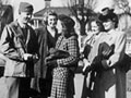 War brides leaving for the US'