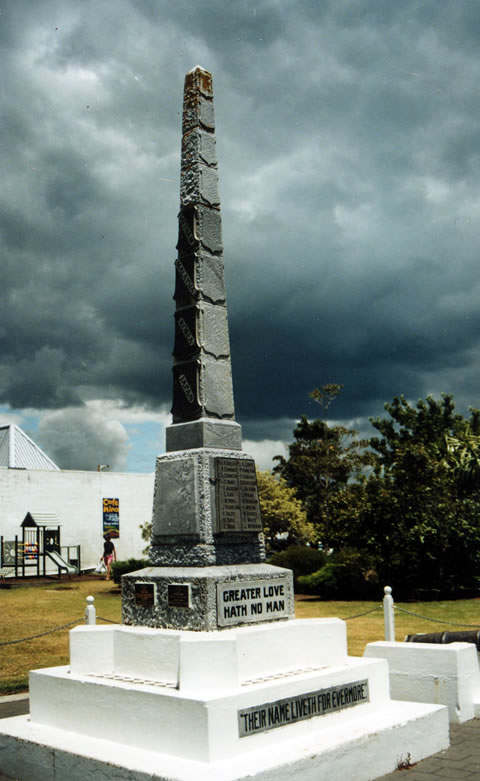 Whitianga memorial