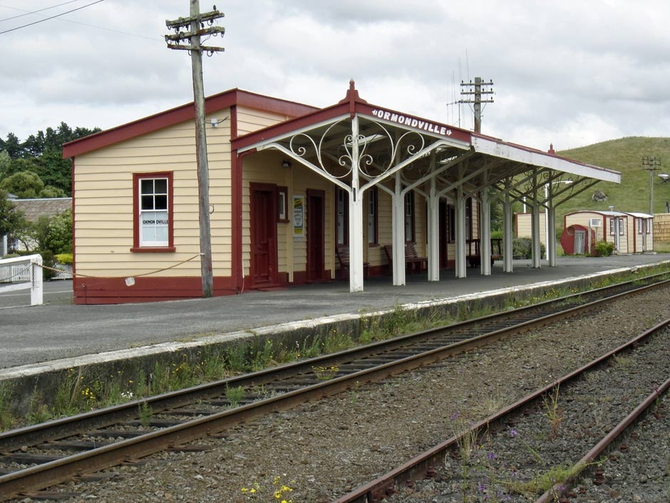 Wooden Train Station