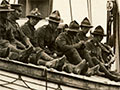 Reinforcements aboard Willochra, 1914