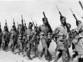 2 NZEF Infantry marching into Egypt