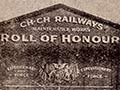 Christchurch Railways Maintenance Workshop Roll of Honour board