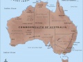 Map of the Commonwealth of Australia in 1914