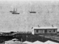 Oamaru Harbour, 1874