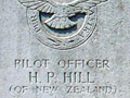 Gravestone of Pilot Officer Howard Hill Gravestone of Pilot Officer Howard Hill
