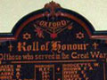 Oxford roll of honour boards